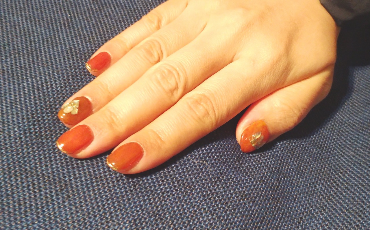 ネイルシールN(2)ガラス、破片、シェル、ステンドグラス、シール  